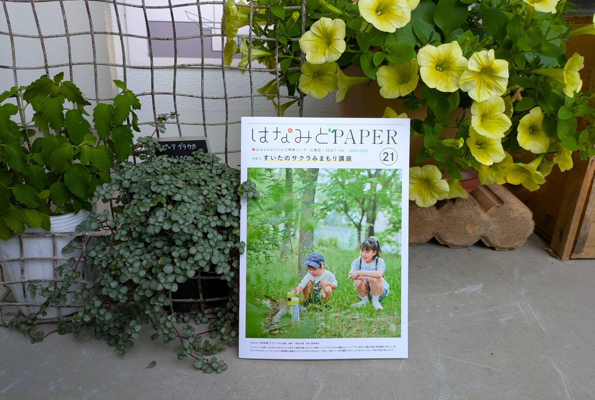 広報誌「はなみどPAPER vol.21」完成!